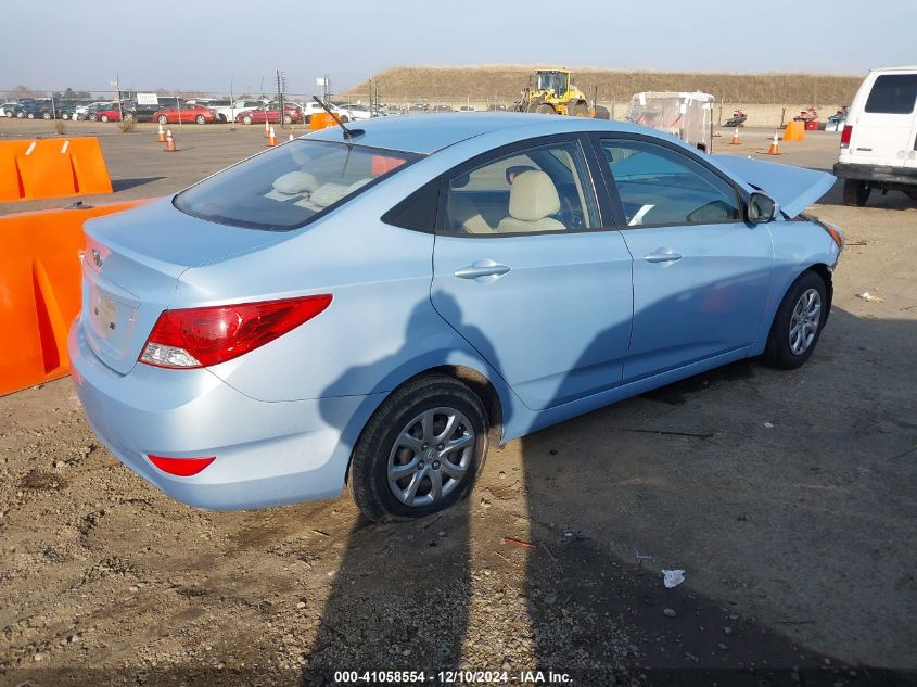 VIN KMHCT4AE7DU549145 2013 Hyundai Accent, Gls no.4