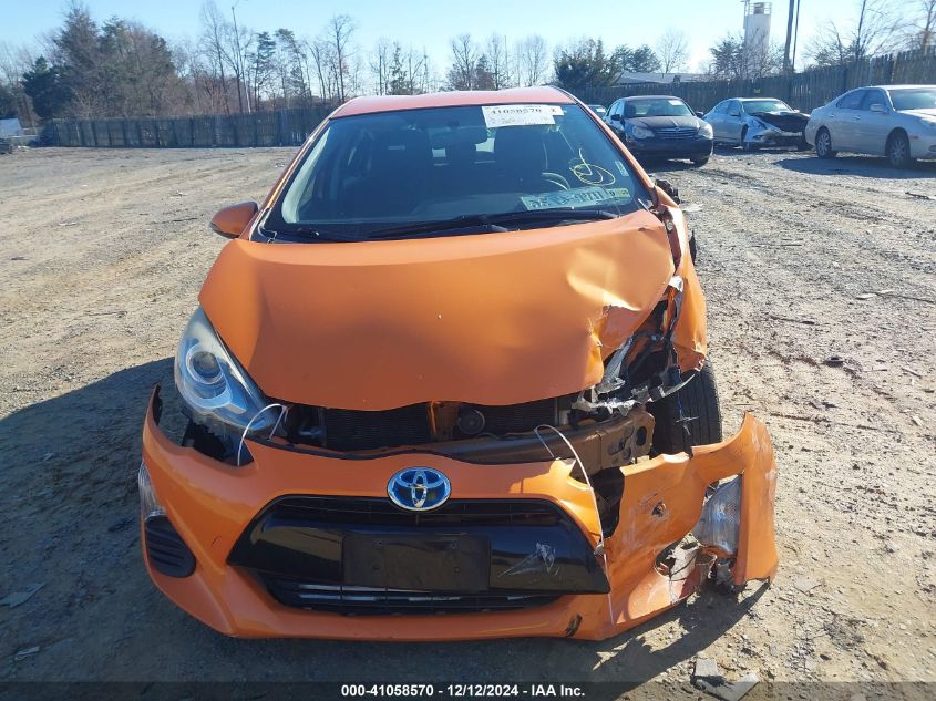 2016 Toyota Prius C Three VIN: JTDKDTB32G1121476 Lot: 41058570