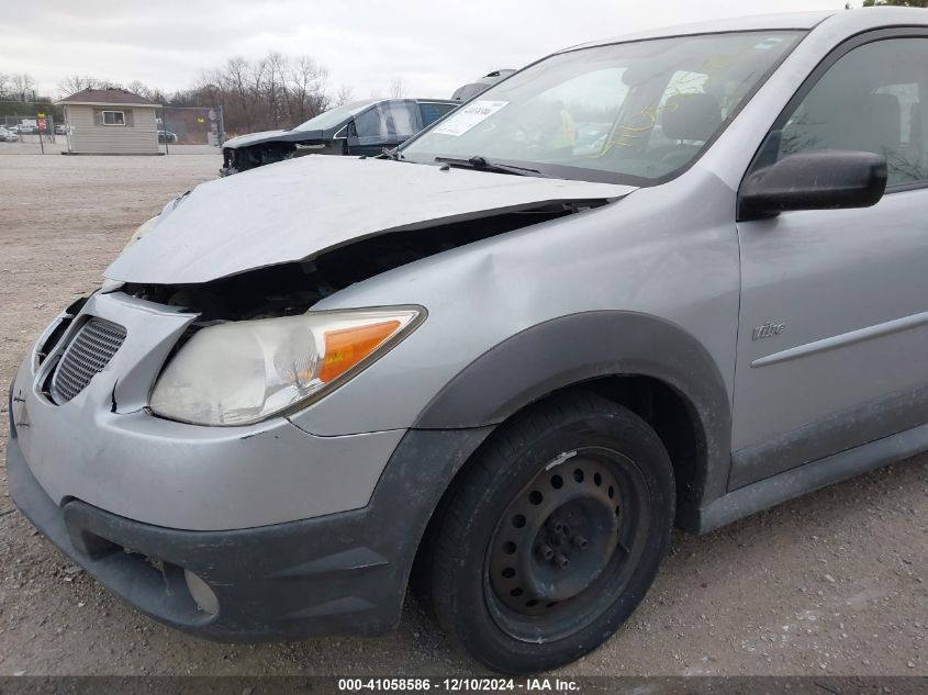 2006 Pontiac Vibe VIN: 5Y2SL65886Z449514 Lot: 41058586