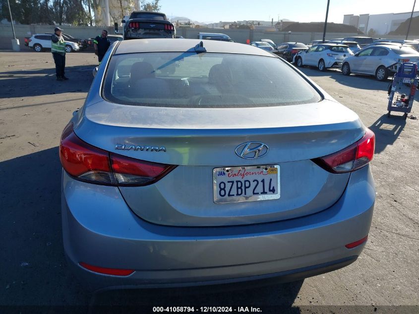 VIN 5NPDH4AE6GH706494 2016 Hyundai Elantra, SE no.17