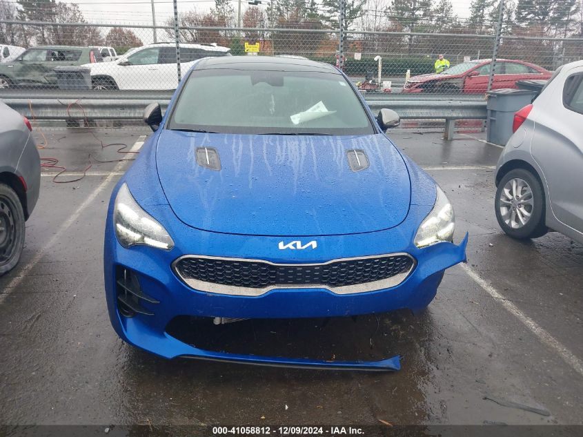 2022 Kia Stinger Gt-Line VIN: KNAE35LD0N6116017 Lot: 41058812