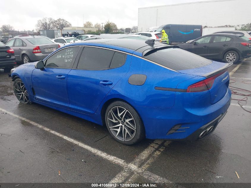 2022 Kia Stinger Gt-Line VIN: KNAE35LD0N6116017 Lot: 41058812