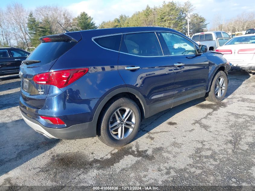 VIN 5XYZTDLB2JG565686 2018 Hyundai Santa Fe, Sport... no.4