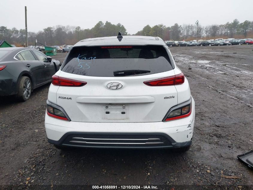 VIN KM8K23AG9NU144576 2022 Hyundai Kona, Electric Sel no.16