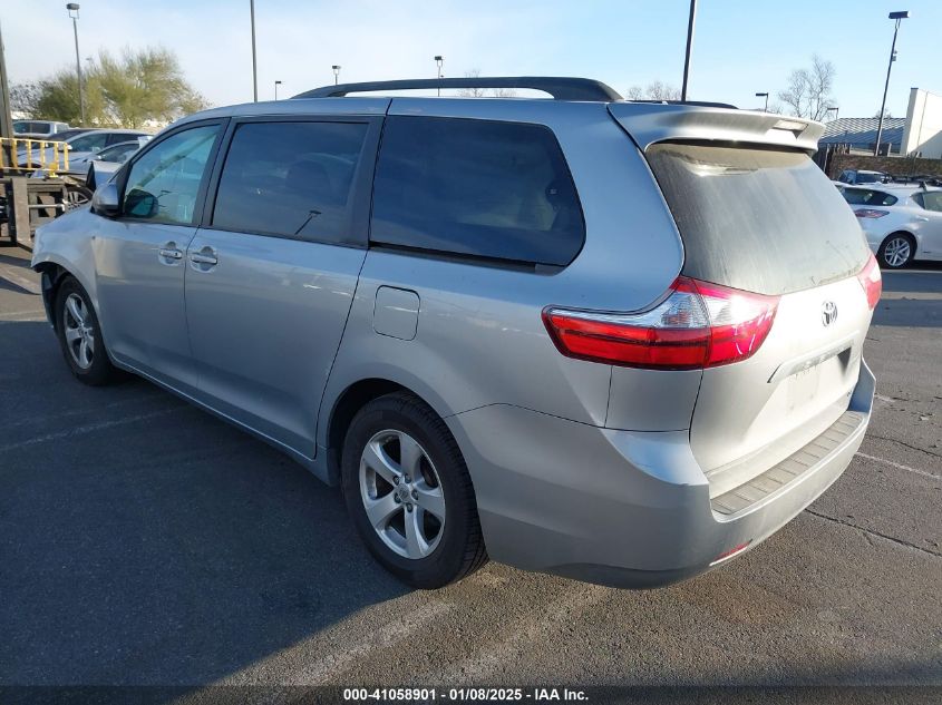 VIN 5TDKZ3DC4HS896641 2017 Toyota Sienna, Le 8 Pass... no.3