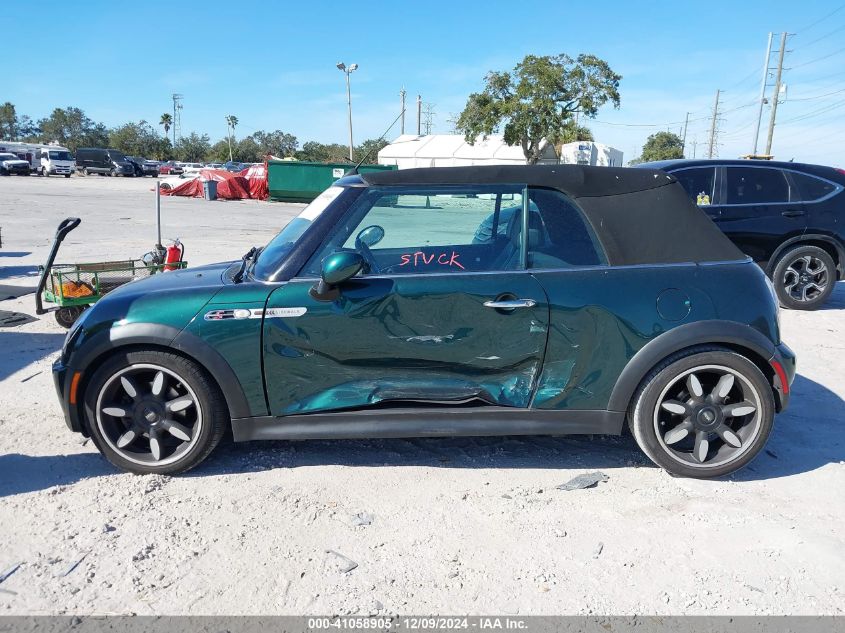 2008 Mini Cooper S VIN: WMWRH33538TU81295 Lot: 41058905