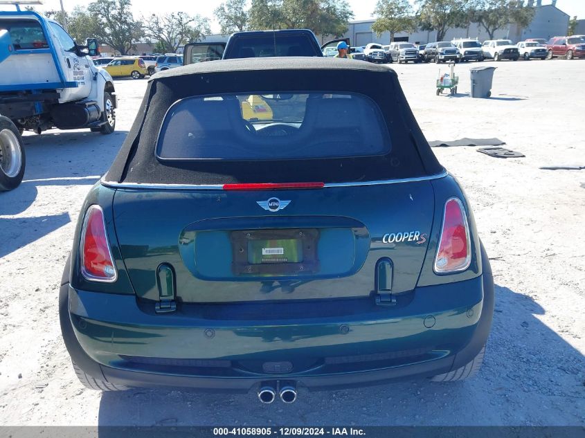 2008 Mini Cooper S VIN: WMWRH33538TU81295 Lot: 41058905