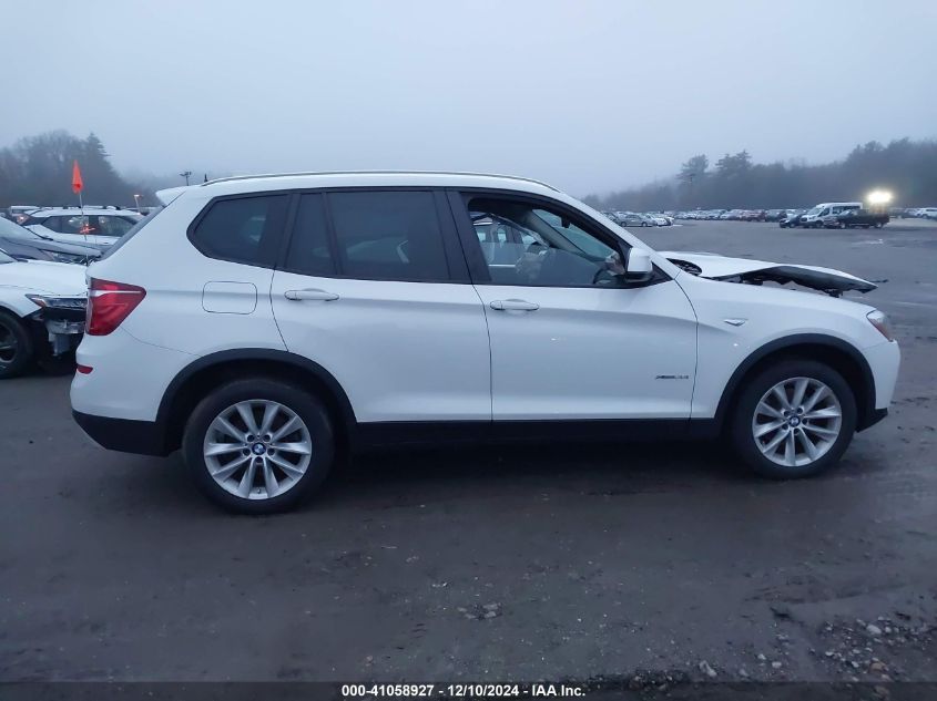 VIN 5UXWX9C39H0W78093 2017 BMW X3, Xdrive28I no.13