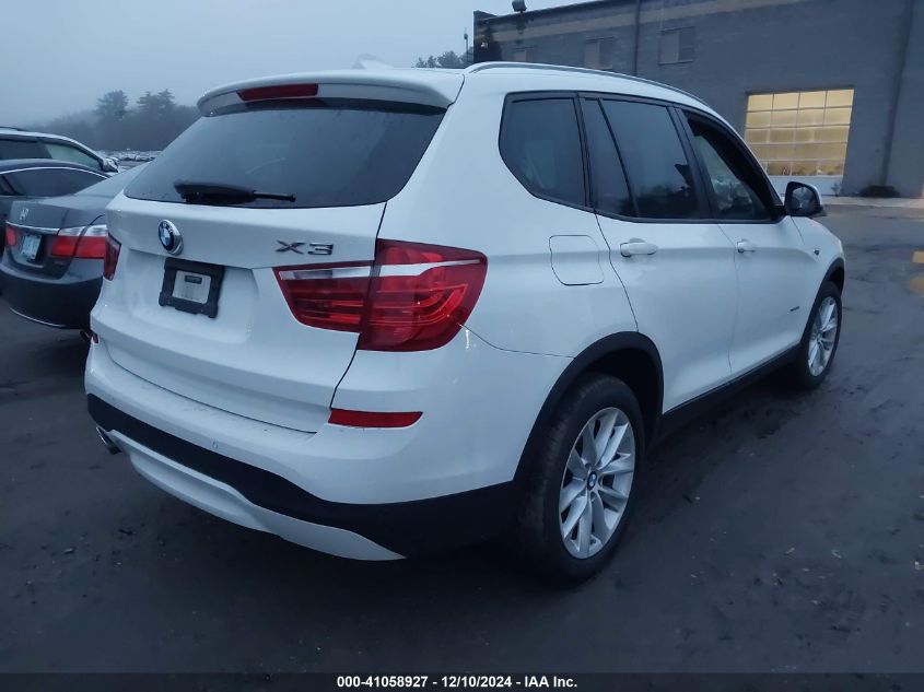 VIN 5UXWX9C39H0W78093 2017 BMW X3, Xdrive28I no.4