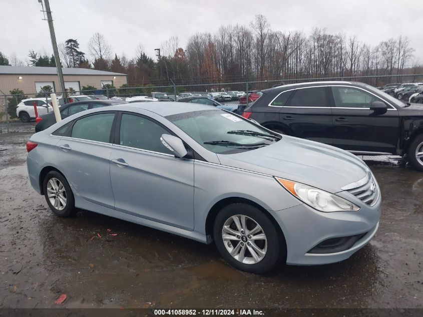 VIN 5NPEB4AC6EH878705 2014 Hyundai Sonata, Gls no.1