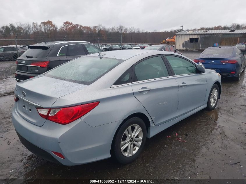 VIN 5NPEB4AC6EH878705 2014 Hyundai Sonata, Gls no.4