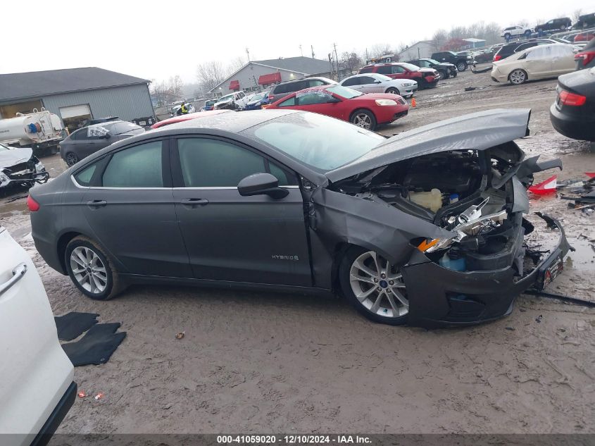 VIN 3FA6P0LU6KR158226 2019 Ford Fusion, Hybrid SE no.13