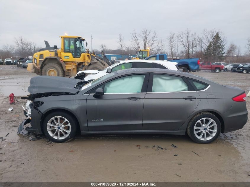 VIN 3FA6P0LU6KR158226 2019 Ford Fusion, Hybrid SE no.14