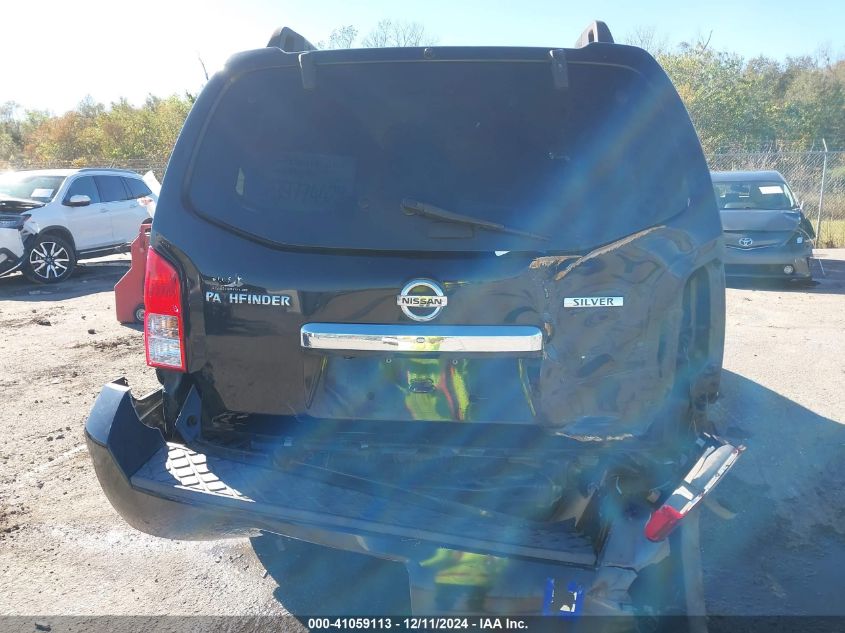 2012 Nissan Pathfinder Silver VIN: 5N1AR1NN6CC615042 Lot: 41059113