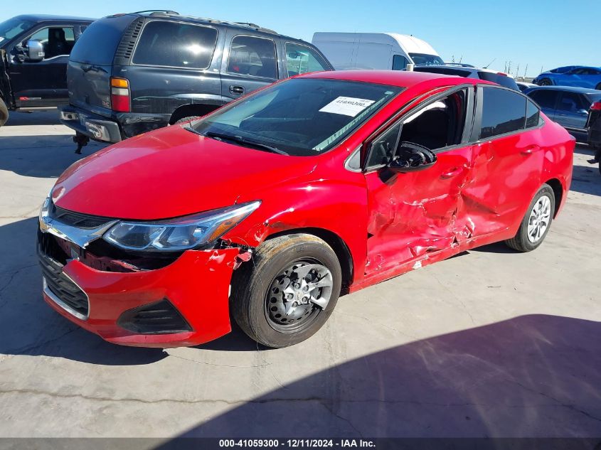 VIN 1G1BJ5SM9K7106680 2019 Chevrolet Cruze, Cvt (fl... no.2