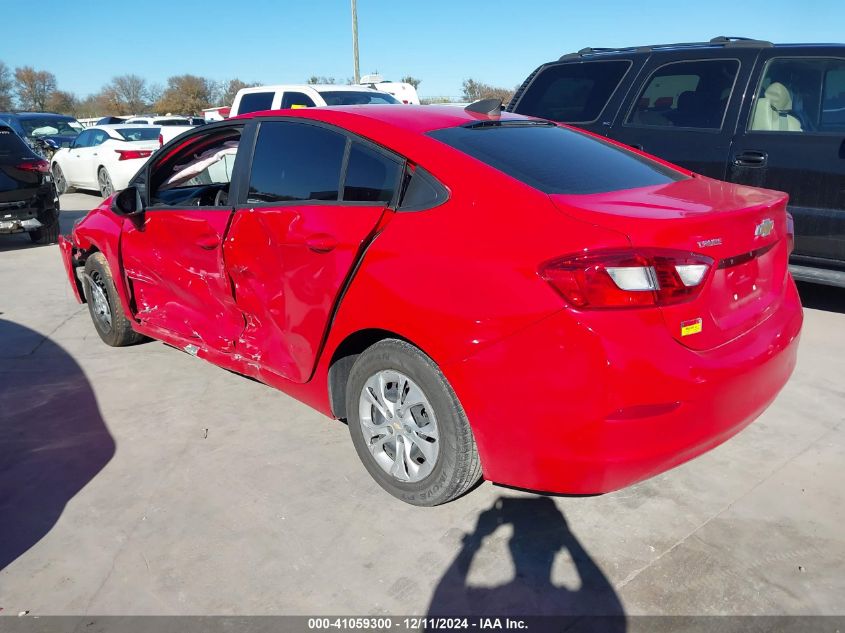 VIN 1G1BJ5SM9K7106680 2019 Chevrolet Cruze, Cvt (fl... no.3