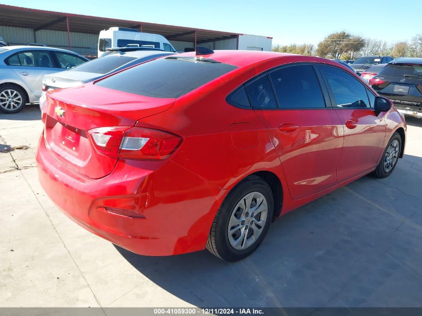 VIN 1G1BJ5SM9K7106680 2019 Chevrolet Cruze, Cvt (fl... no.4