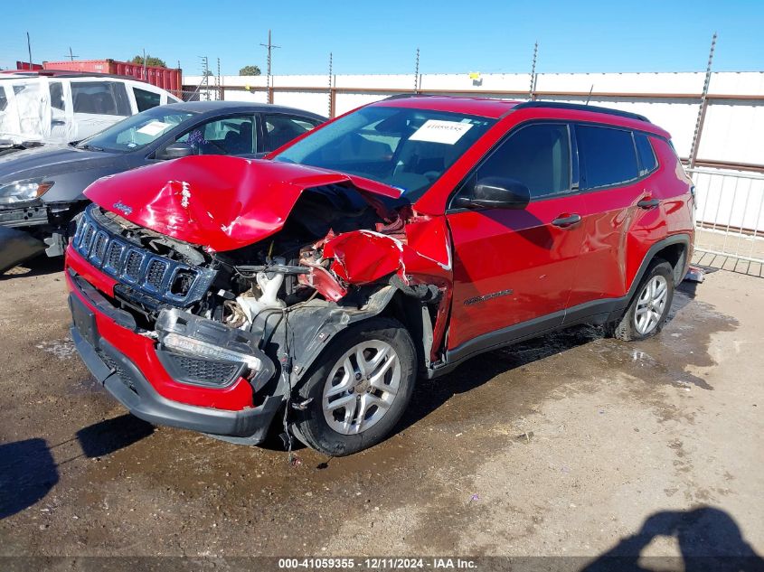 VIN 3C4NJCAB9JT254976 2018 JEEP COMPASS no.2