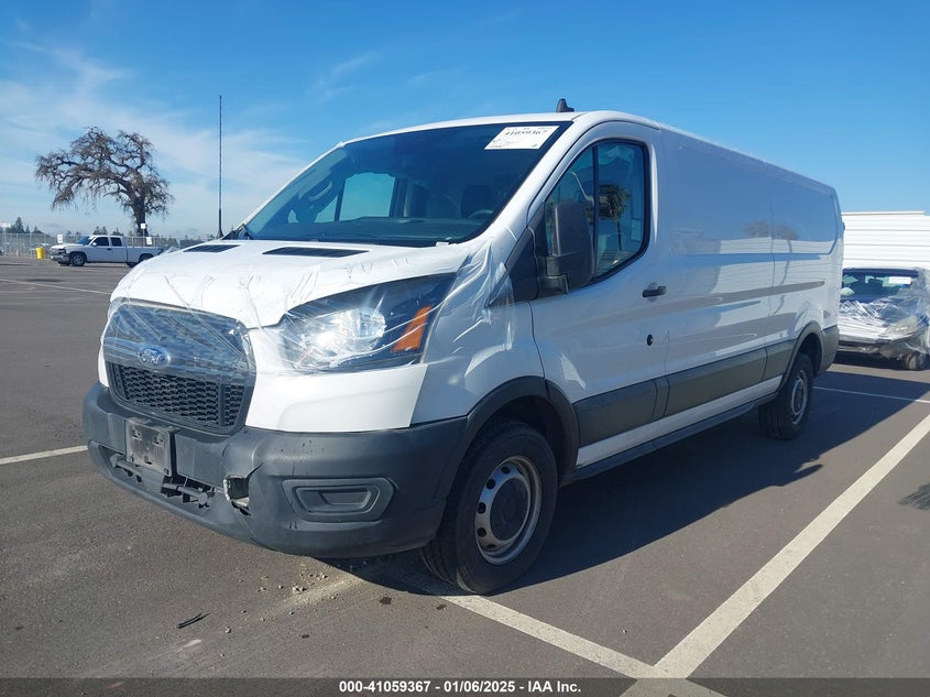 Vin: 1ftye1y86nka05249, lot: 41549329, ford transit-150 cargo van 20222