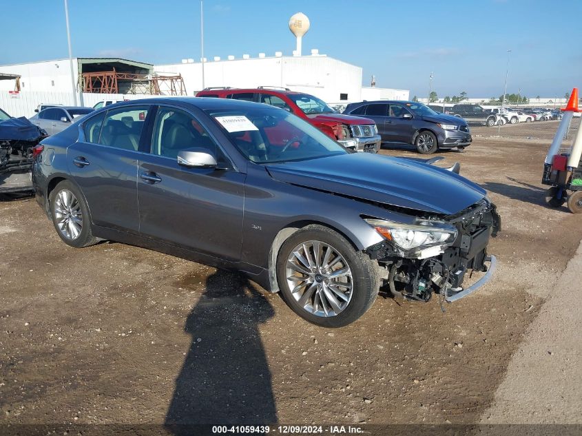 VIN JN1EV7AP5JM361412 2018 Infiniti Q50, 3.0T Luxe no.1