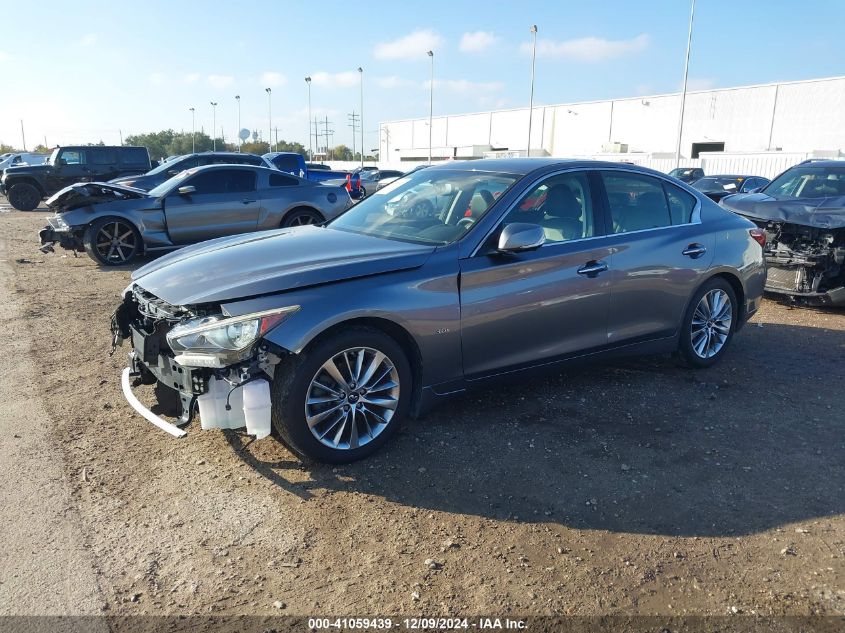 VIN JN1EV7AP5JM361412 2018 Infiniti Q50, 3.0T Luxe no.2