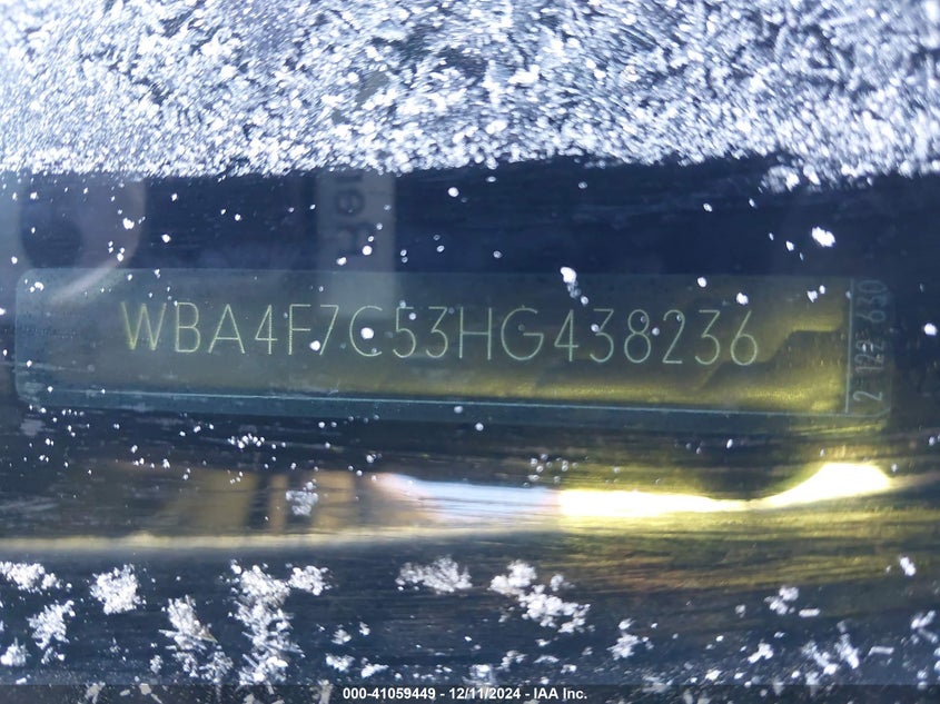 2017 BMW 430I GRAN COUPE - WBA4F7C53HG438236