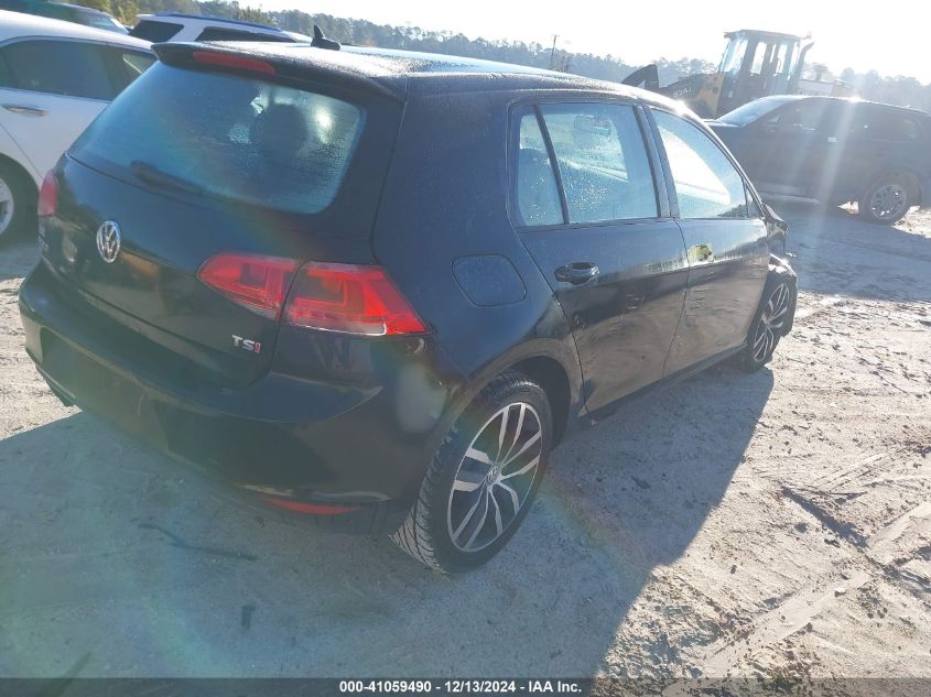 VIN 3VW217AU6GM062300 2016 Volkswagen Golf, Tsi Se... no.4