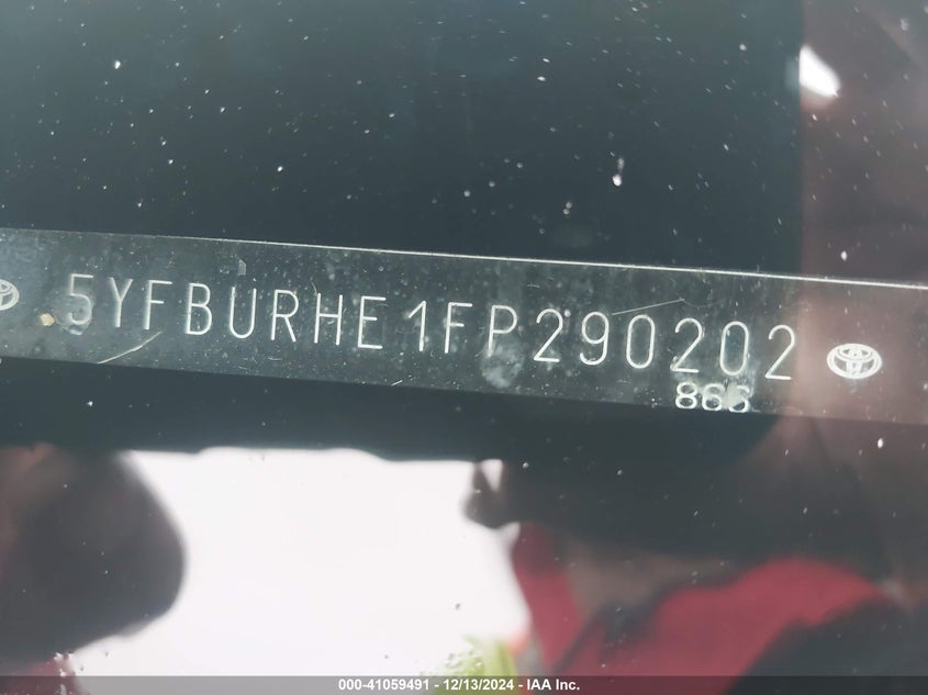 2015 TOYOTA COROLLA S PLUS - 5YFBURHE1FP290202