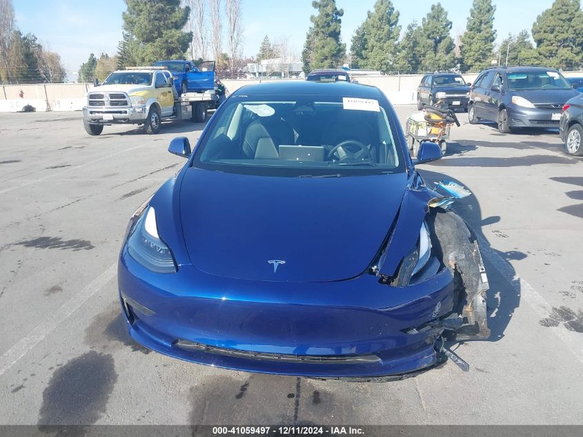 2023 Tesla Model 3 Rear-Wheel Drive VIN: 5YJ3E1EA9PF612649 Lot: 41059497