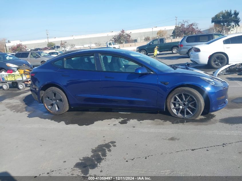 2023 Tesla Model 3 Rear-Wheel Drive VIN: 5YJ3E1EA9PF612649 Lot: 41059497