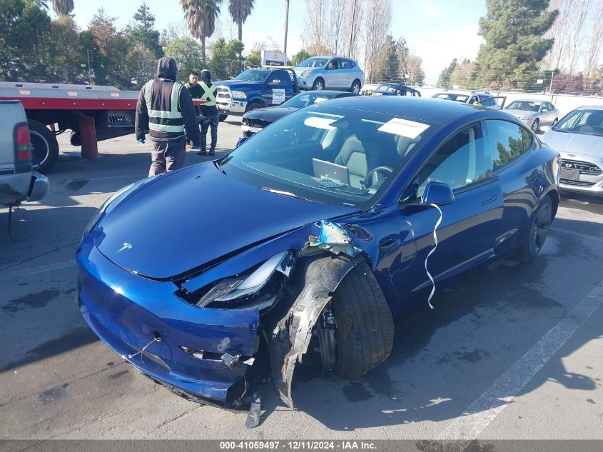 2023 Tesla Model 3 Rear-Wheel Drive VIN: 5YJ3E1EA9PF612649 Lot: 41059497