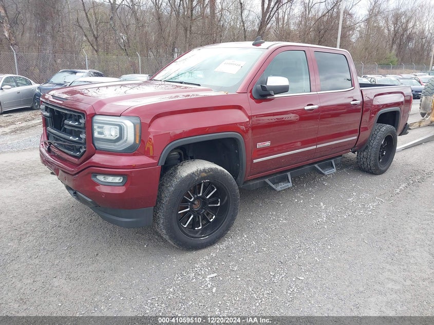Vin: 3gtu2nec0gg152281, lot: 41549472, gmc sierra 1500 slt 20162
