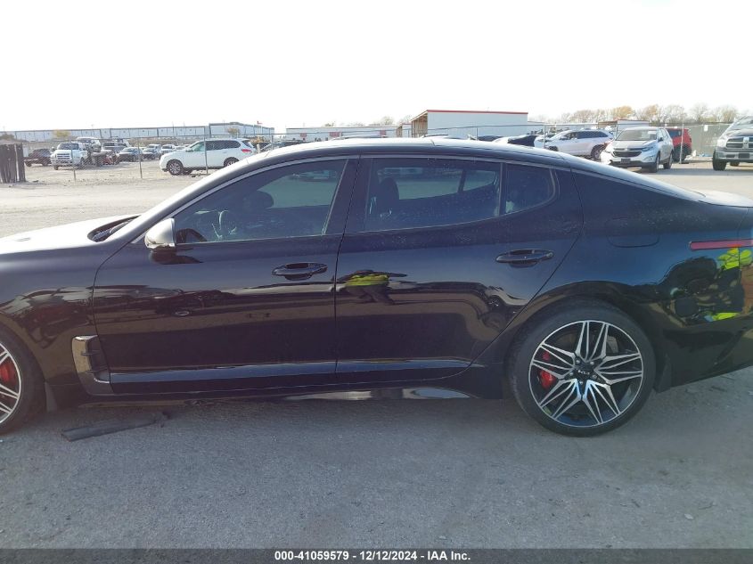 2022 Kia Stinger Gt1 VIN: KNAE45LC2N6110465 Lot: 41059579