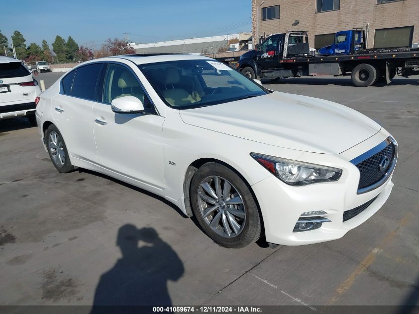 VIN JN1EV7AP1HM743320 2017 Infiniti Q50, 3.0T Premium no.1