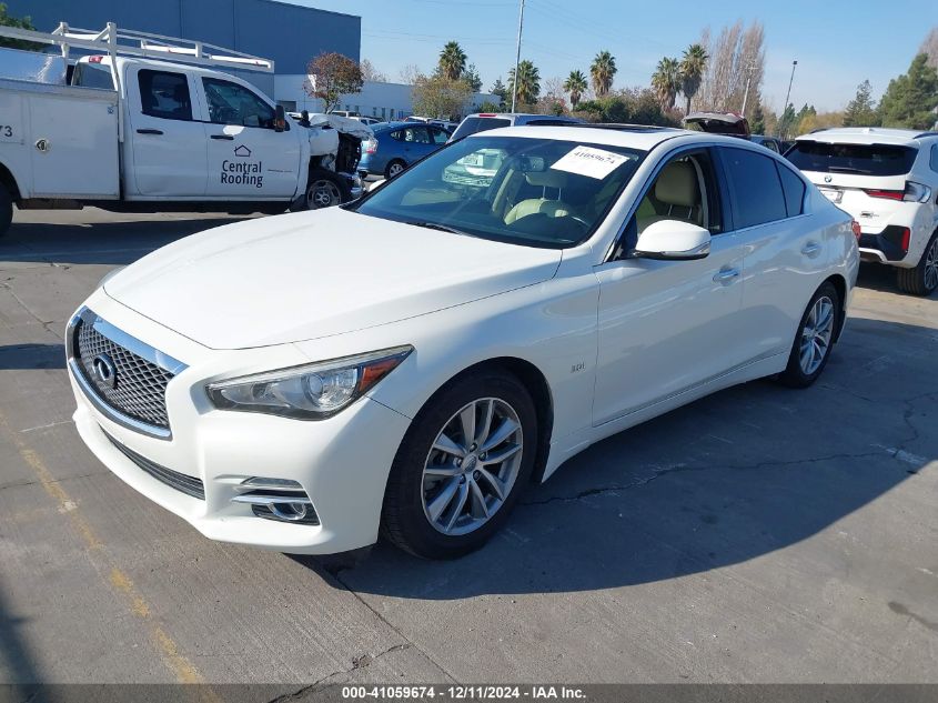 VIN JN1EV7AP1HM743320 2017 Infiniti Q50, 3.0T Premium no.2