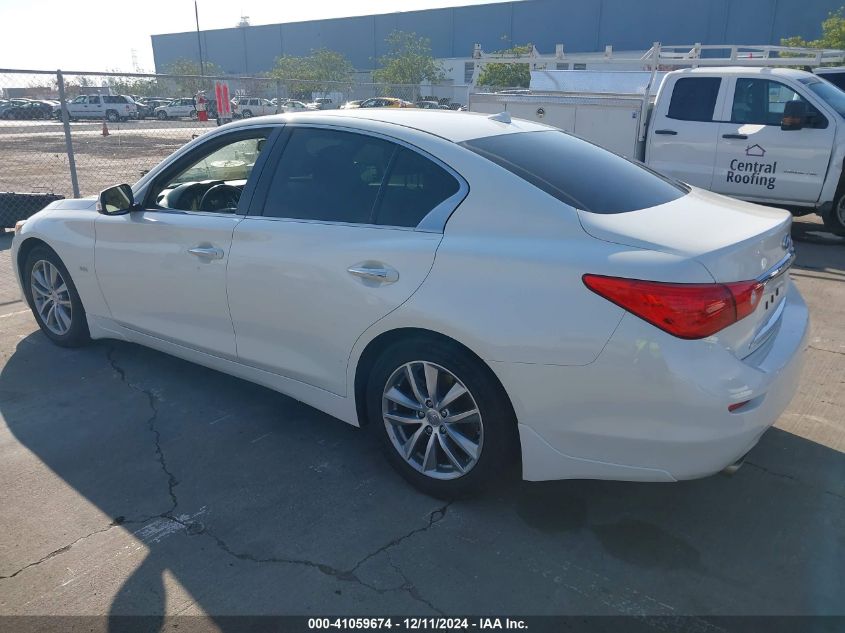 VIN JN1EV7AP1HM743320 2017 Infiniti Q50, 3.0T Premium no.3