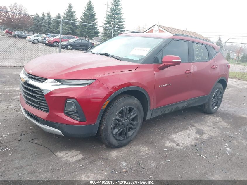 2021 Chevrolet Blazer Fwd 1Lt VIN: 3GNKBBRA2MS536674 Lot: 41059810