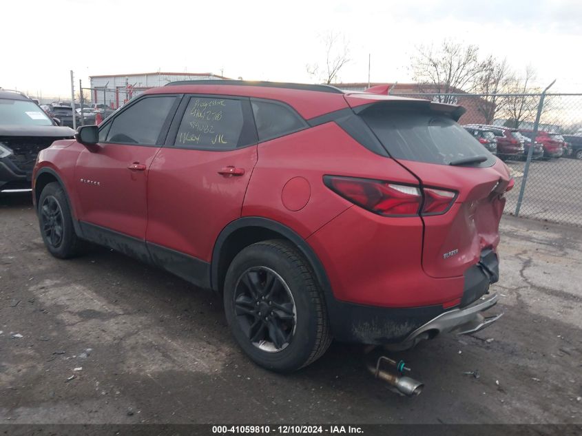 2021 Chevrolet Blazer Fwd 1Lt VIN: 3GNKBBRA2MS536674 Lot: 41059810