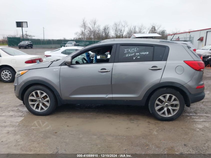 VIN KNDPBCAC4G7846197 2016 KIA Sportage, LX no.14