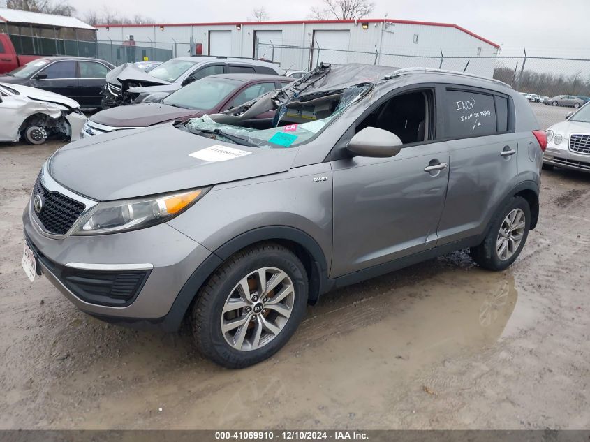 VIN KNDPBCAC4G7846197 2016 KIA Sportage, LX no.2