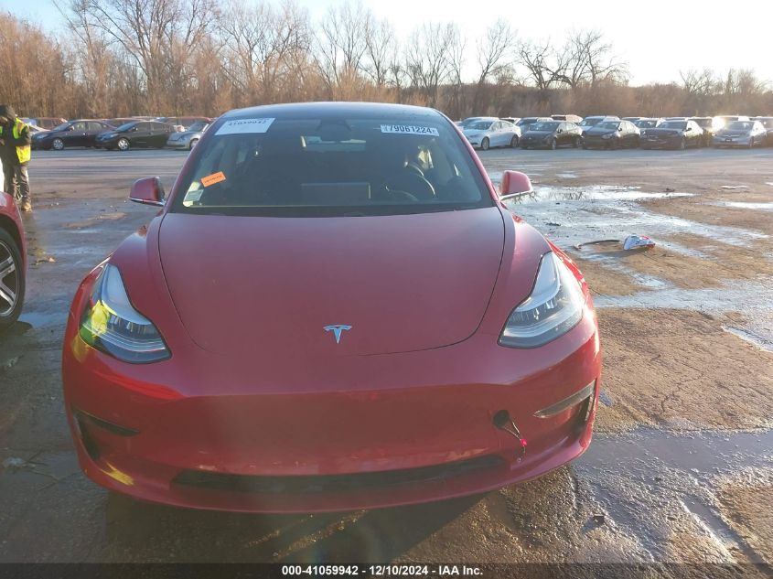 2018 Tesla Model 3 Long Range/Performance VIN: 5YJ3E1EB3JF083652 Lot: 41059942