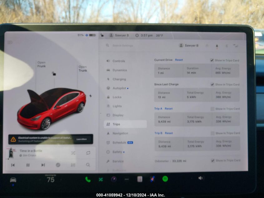 2018 TESLA MODEL 3 LONG RANGE/PERFORMANCE - 5YJ3E1EB3JF083652