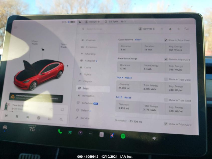 2018 TESLA MODEL 3 LONG RANGE/PERFORMANCE - 5YJ3E1EB3JF083652