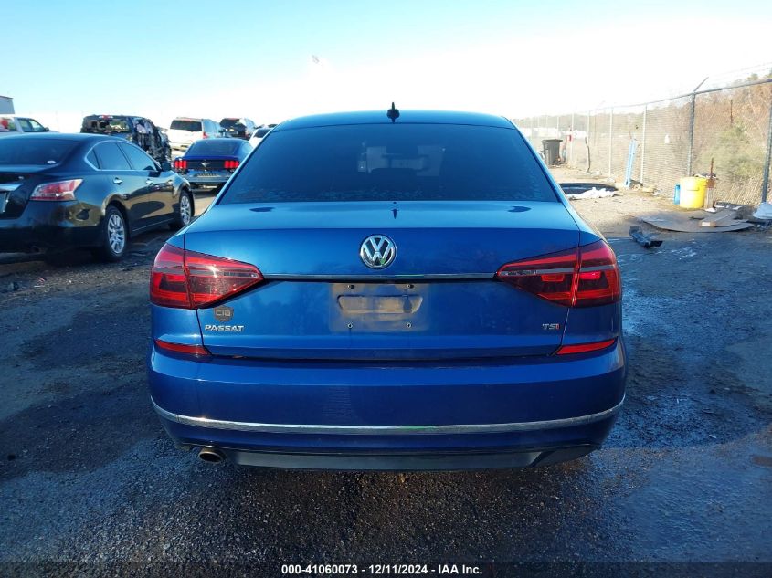 2017 VOLKSWAGEN PASSAT 1.8T R-LINE - 1VWDT7A37HC015256