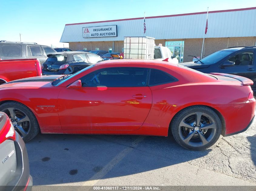 2014 Chevrolet Camaro 1Lt VIN: 2G1FB1E35E9142055 Lot: 41060117