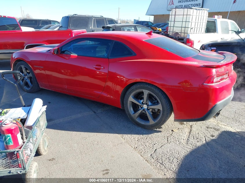 2014 CHEVROLET CAMARO VIN: 2G1FB1E35E9142055