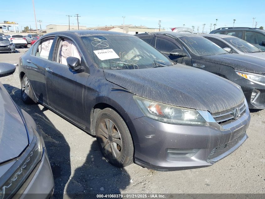 VIN 1HGCR2F30EA212495 2014 Honda Accord, LX no.1