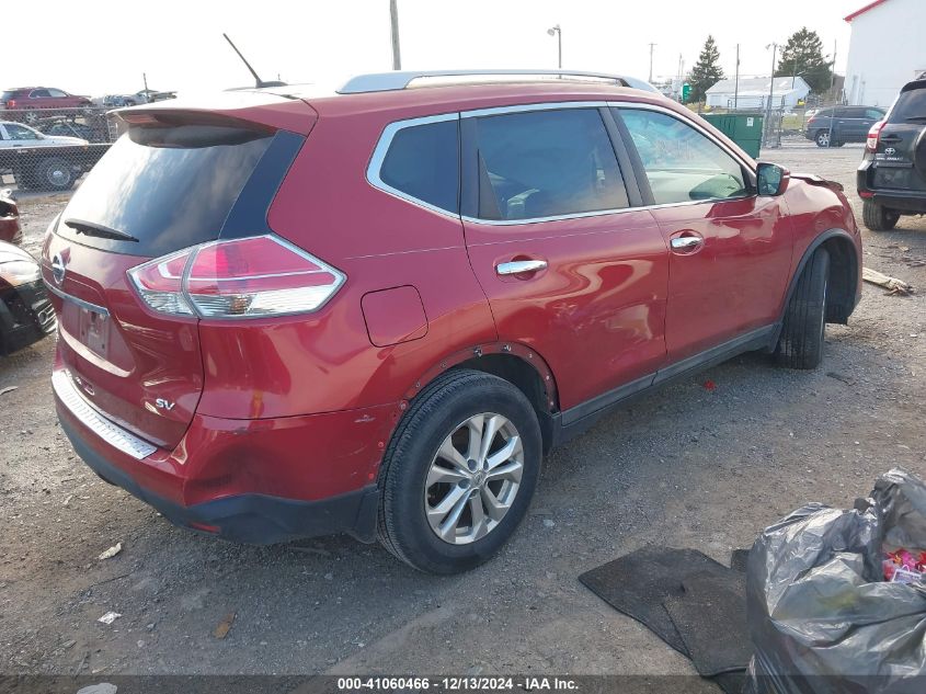 VIN 5N1AT2MT1FC799916 2015 Nissan Rogue, SV no.4