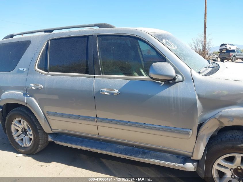 2007 Toyota Sequoia Sr5 V8 VIN: 5TDZT34A47S290186 Lot: 41060491