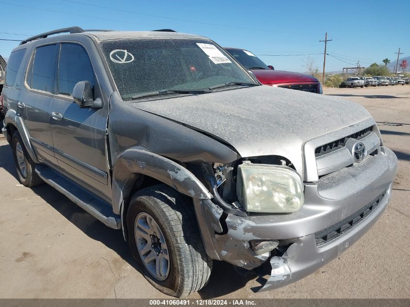 2007 Toyota Sequoia Sr5 V8 VIN: 5TDZT34A47S290186 Lot: 41060491